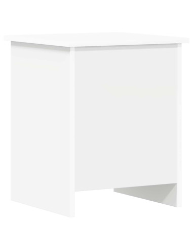 Cassa di stoccaggio Bianco 40 x 40 x 50 cm Legno ingegnerizzato