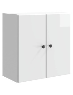 Mobiletto a muro Bianco Lucido 59 x 31 x 60 cm