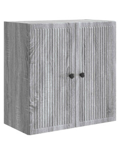 Mobiletto a muro Sonoma grigio 59 x 31 x 60 cm