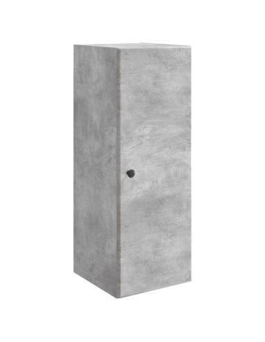 Mobiletto a muro Grigio Cemento 33 x 34,5 x 90 cm