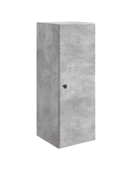 Mobiletto a muro Grigio Cemento 33 x 34,5 x 90 cm