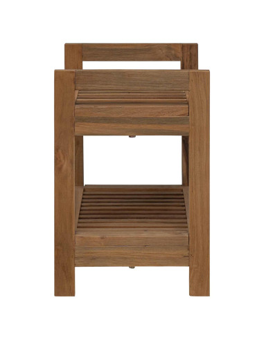 Mensola da bagno Naturale 45 x 30 x 45 cm Legno di teak solido