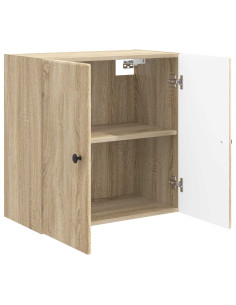 Mobiletto a muro Rovere Sonoma 59 x 31 x 60 cm 2