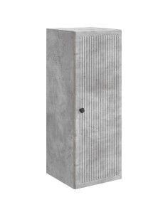 Mobiletto a muro Grigio Cemento 33 x 34,5 x 90 cm