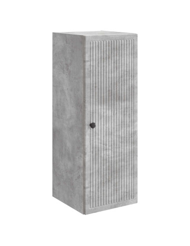 Mobiletto a muro Grigio Cemento 33 x 34,5 x 90 cm