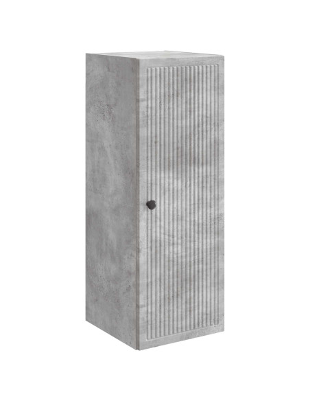 Mobiletto a muro Grigio Cemento 33 x 34,5 x 90 cm