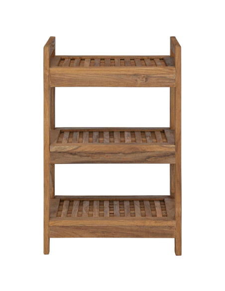 Mensola da bagno Naturale 45 x 30 x 71 cm Legno di teak solido