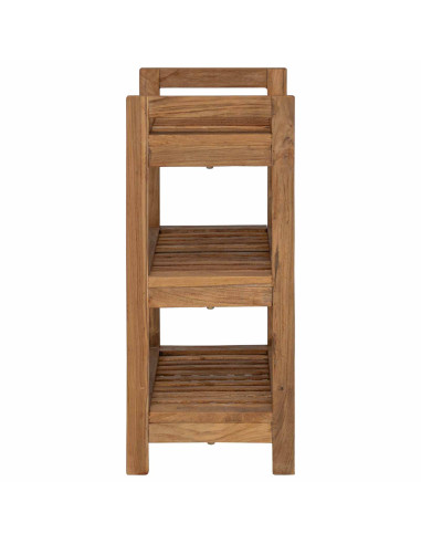 Mensola da bagno Naturale 45 x 30 x 71 cm Legno di teak solido