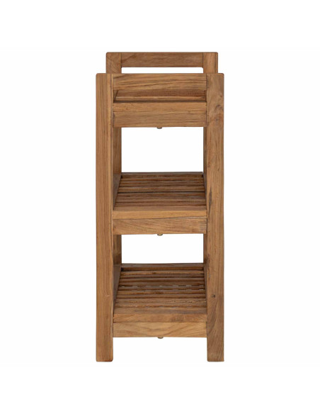 Mensola da bagno Naturale 45 x 30 x 71 cm Legno di teak solido