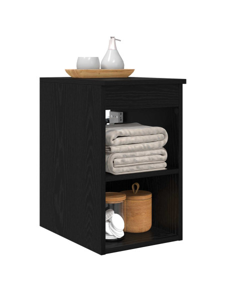 Armadio Bagno In-between Rovere Nero 30 x 41 x 50 cm