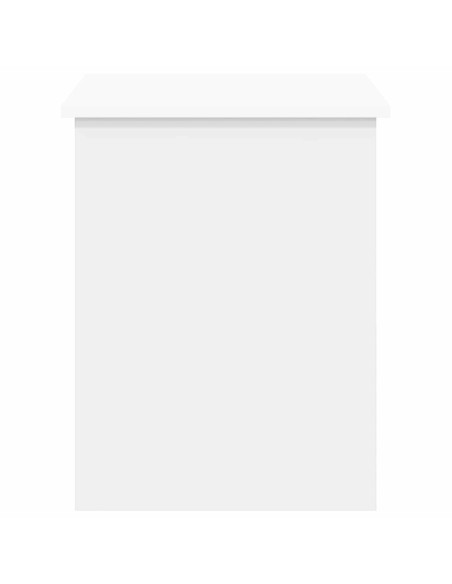 Cassa di stoccaggio Bianco 80 x 40 x 50 cm Legno ingegnerizzato