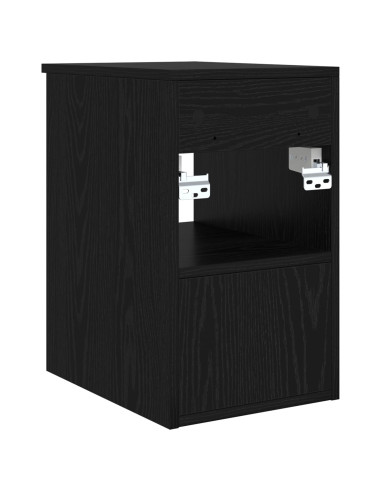 Armadio Bagno In-between Rovere Nero 30 x 41 x 50 cm
