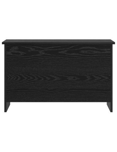 Cassa di stoccaggio Rovere Nero 80 x 40 x 50 cm