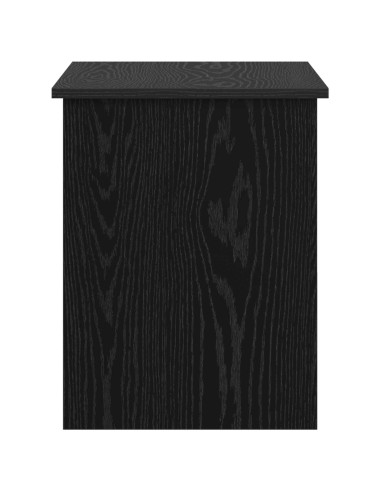Cassa di stoccaggio Rovere Nero 80 x 40 x 50 cm