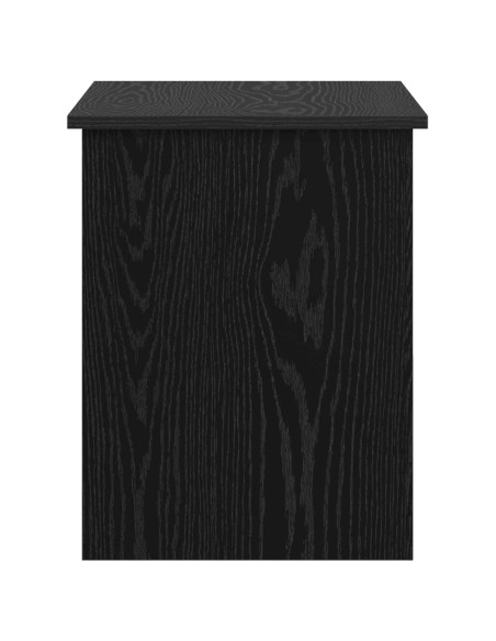 Cassa di stoccaggio Rovere Nero 80 x 40 x 50 cm