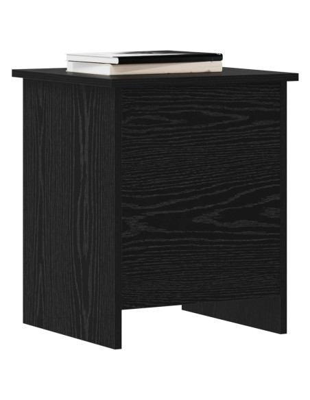Cassa di stoccaggio Rovere Nero 40 x 40 x 50 cm