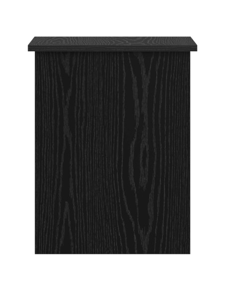 Cassa di stoccaggio Rovere Nero 40 x 40 x 50 cm