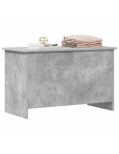 Cassa di stoccaggio Grigio Cemento 80 x 40 x 50 cm 2