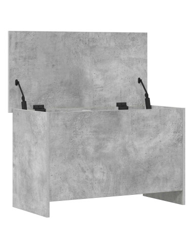 Cassa di stoccaggio Grigio Cemento 80 x 40 x 50 cm