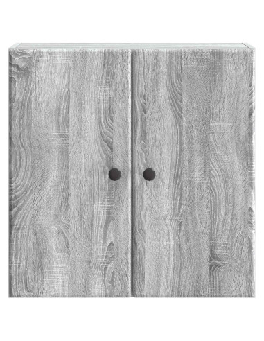 Mobiletto a muro Sonoma grigio 59 x 31 x 60 cm
