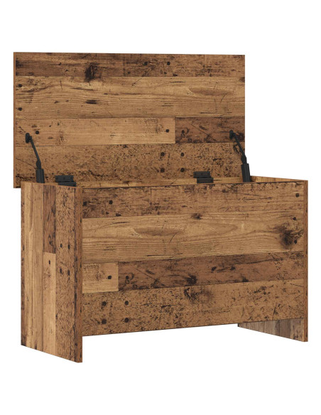 Cassa di stoccaggio Legno antico 80 x 40 x 50 cm