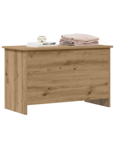 Cassa di stoccaggio Rovere Artigianale 80 x 40 x 50 cm 2