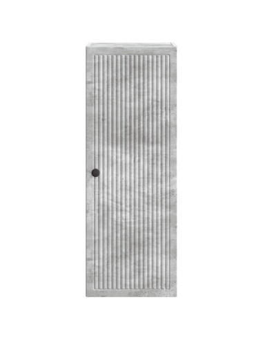 Mobiletto a muro Grigio Cemento 33 x 34,5 x 90 cm