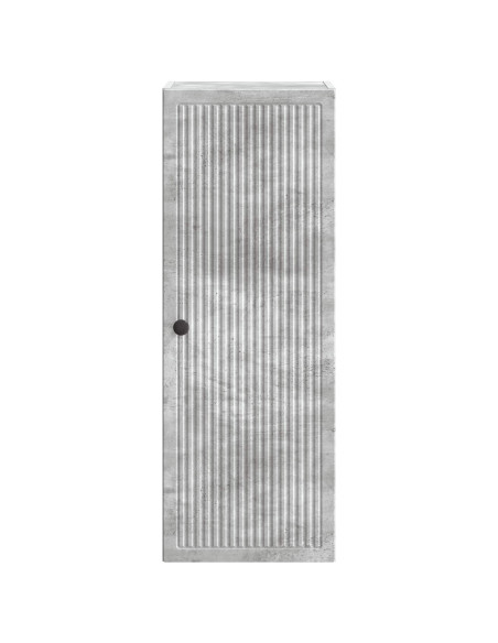 Mobiletto a muro Grigio Cemento 33 x 34,5 x 90 cm
