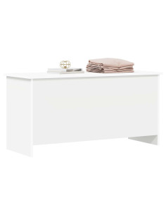 Cassa di stoccaggio con archiviazione Bianco 100 x 40 x 50 cm 2