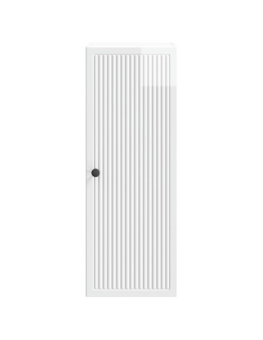 Mobiletto a muro Bianco Lucido 33 x 34,5 x 90 cm