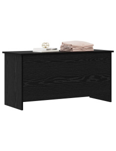 Cassa di stoccaggio Rovere Nero 100 x 40 x 50 cm 2