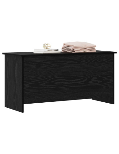 Cassa di stoccaggio Rovere Nero 100 x 40 x 50 cm