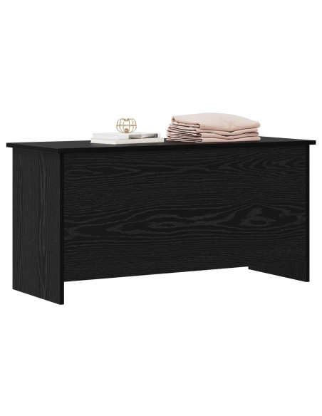 Cassa di stoccaggio Rovere Nero 100 x 40 x 50 cm