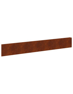 Bordura per Prato 30 pcs 100 x 15 cm Acciaio Ruggine 2
