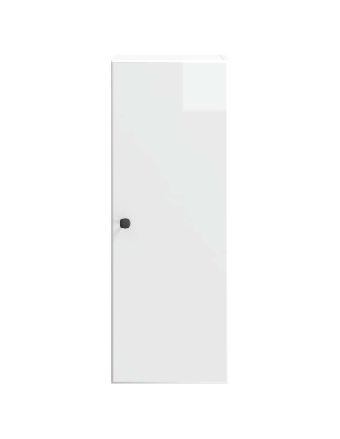 Mobiletto a muro Bianco Lucido 33 x 34,5 x 90 cm