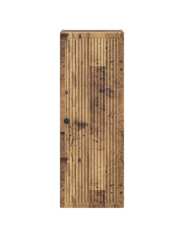 Mobiletto a muro Legno antico 33 x 34,5 x 90 cm