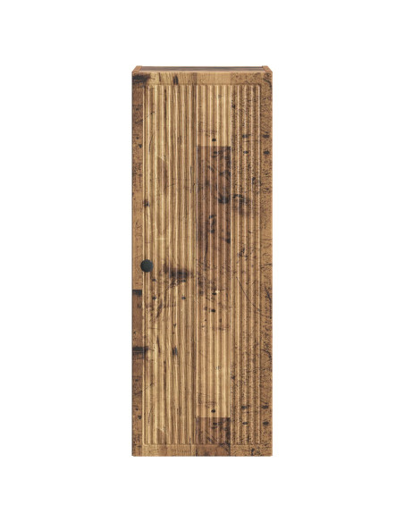 Mobiletto a muro Legno antico 33 x 34,5 x 90 cm