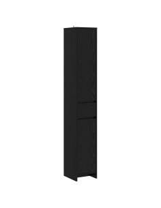 Mobile da Bagno Rovere Nero 30 x 33 x 190 cm