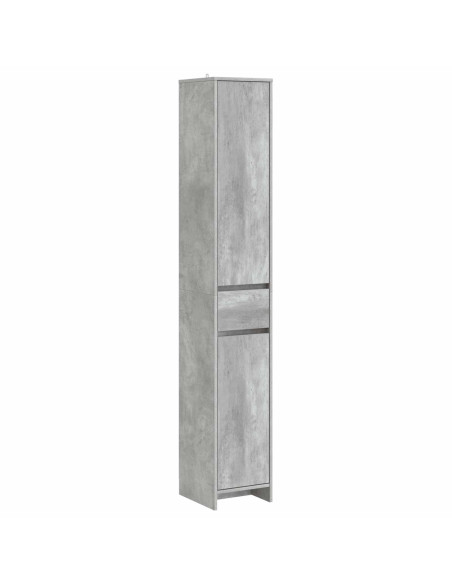 Mobile da Bagno Grigio Cemento 30 x 33 x 190 cm