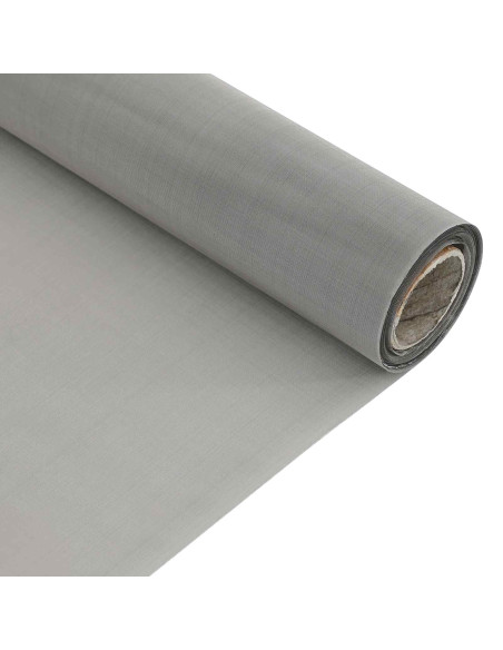 Rete per schermatura 100 x 1000 cm 120 Mesh Argento