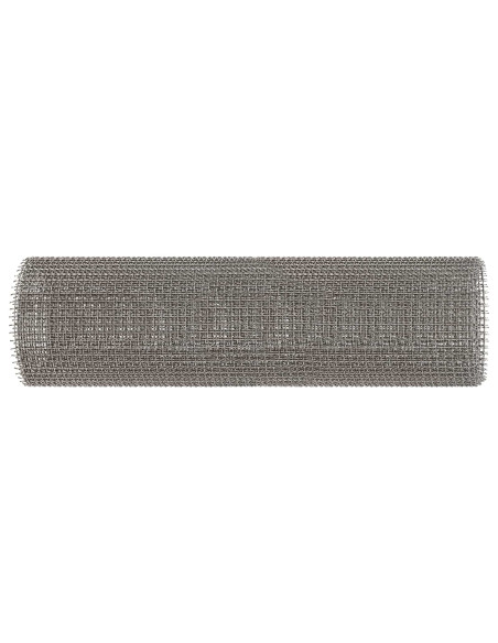 Rete per schermatura 40 x 200 cm 3 Mesh Argento