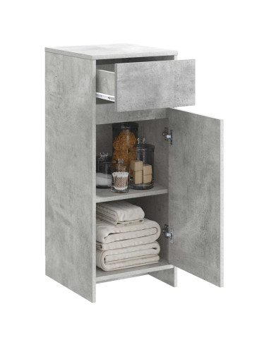 Mobile da Bagno Grigio Cemento 35 x 36,5 x 85 cm