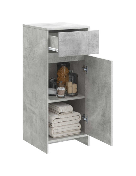 Mobile da Bagno Grigio Cemento 35 x 36,5 x 85 cm