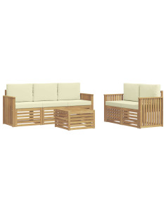 Set divani Legno di Acacia Massello 2