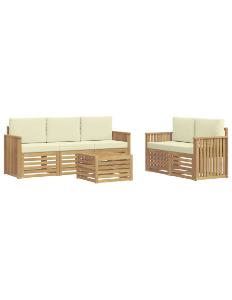 Set divani Legno di Acacia Massello