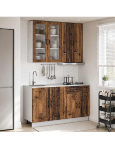 Unità Cucina KALMAR 4 pcs Legno antico Legno ingegnerizzato