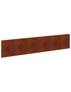 Bordura per Prato 20 pcs 100 x 22 cm Acciaio Ruggine 2