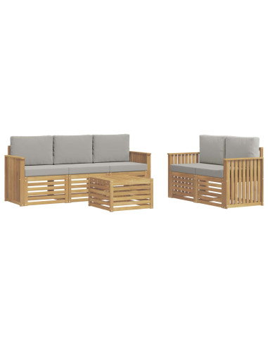 Set divani Legno di Acacia Massello