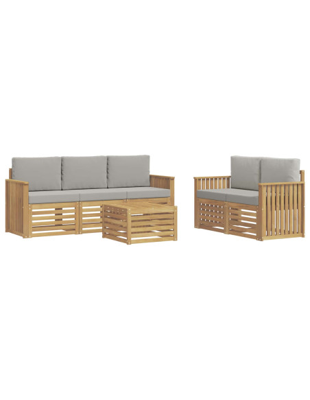 Set divani Legno di Acacia Massello