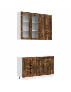 Unità Cucina KALMAR 4 pcs Rovere Fumo Legno ingegnerizzato 2